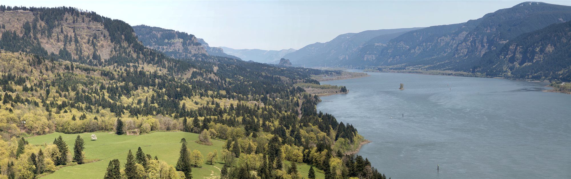 The Columbia River Gorge in Oregon
